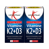2X Lucovitaal Vitamine K2 + D3 180 capsules