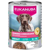 6X Eukanuba Special Care Hond Nat Adult Working&Endurance 400 gr