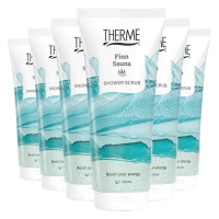 6X Therme Finn Sauna Shower Scrub 200 ml