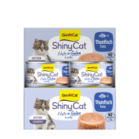 24X GimCat ShinyCat Kitten Jelly Tonijn 70 gr