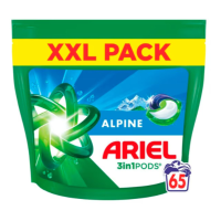 Ariel Wasmiddel 3in1 Pods Alpine 65 stuks