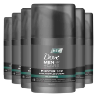 6X Dove Men+ Care Day Cream Moisturiser Oil Control 50 ml