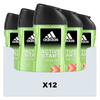 12X Adidas Shower Gel Active Start 250 ml