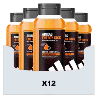 12X Adidas Shower Gel Active Skin & Mind Energy Kick M 250 ml