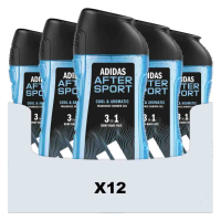 12X Adidas Shower Gel After Sport 250 ml