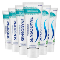 6X Sensodyne Tandpasta Intense Freshness Gel Care 75 ml