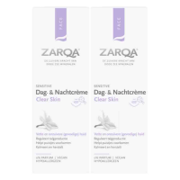 2X Zarqa Clear Skin Dag  en Nachtcrème 75 ml