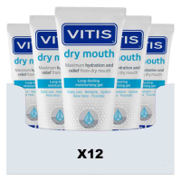 12X Vitis Droge Mond Mondgel 50 ml