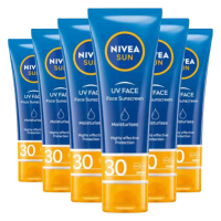 6X NIVEA Sun Face Moisturising Zonnebrand SPF 30 50 ml