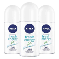 3X NIVEA Deodorant Roller Fresh Energy 50 ml