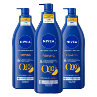 3X NIVEA Body Lotion Firming Milk Q10 400 ml