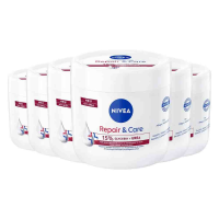 6X NIVEA Bodycreme Repair & Care 400 ml