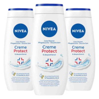 3X NIVEA Douchegel Creme Protect 250 ml
