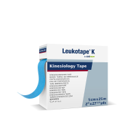 6X Actimove Leukotape K Sports Edition 5cm x 25m licht blauw