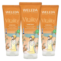 3X WELEDA Duindoorn Douchecrème Vitality 200 ml