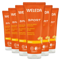 6X WELEDA Sport Douchegel Arnica 200 ml