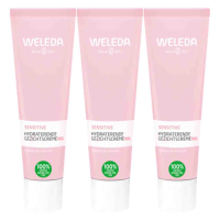 3X WELEDA Sensitive Hydraterende Gezichtscrème Light 30 ml