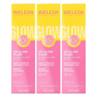 3X WELEDA Zonnefluïde SPF30 30 ml