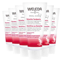 6X WELEDA Tandpasta Ratanhia 75 ml