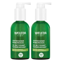 2X WELEDA Hamamelis Diepe Reinigingsgel met Aloë Vera 150 ml