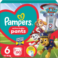 Pampers Active Baby Luierbroekjes Paw Patrol Maat 6 (14 19kg) 60 stuks