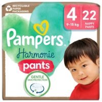 4X Pampers Harmonie Luierbroekjes Maat 4 (9 15kg) 22 stuks