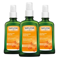 3X WELEDA Duindoorn Vitaliserende Body Olie 100 ml