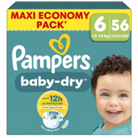 2X Pampers Baby Dry Luiers Maat 6 (13 18kg) 56 stuks