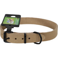 Boon Halsband Comfortleder 22mm/60cm Naturel