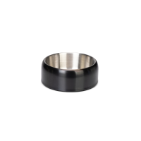 Designed by Lotte RVS Voerbak Noar Zwart 19,5 cm