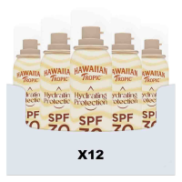 12X Hawaiian Tropic Hydrating Protection Mist SPF 30 Scalp & Hairline 60 ml