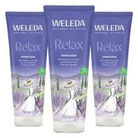 3X WELEDA Lavendel Douchecrème Relax 200 ml