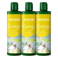 3X WELEDA Gember Douchegel Energy 400 ml