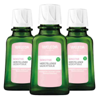 3X WELEDA Sensitive Herstellende Gezichtsolie 50 ml
