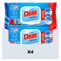 4X At Home Multi Purpose Reinigingsdoekjes 55 stuks