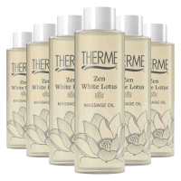 6X Therme Zen White Lotus Massage Olie 125 ml