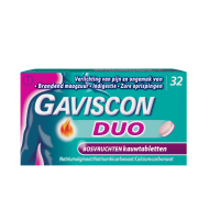 3X Gaviscon Kauwtabletten Duo Bosvruchten 32 stuks