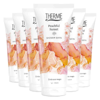 6X Therme Peachful Sunset Shower Satin 200 ml