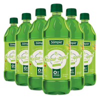 6X Slimpie Siroop Cactus Appel 650 ml