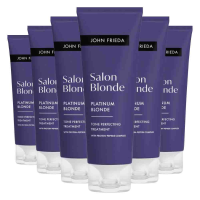 6X John Frieda Salon Blonde Tone Perfecting Treatment Platinum 120 ml