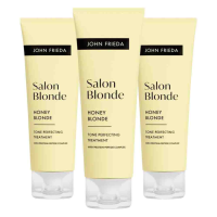 3X John Frieda Salon Blonde Tone Perfecting Treatment Honey 120 ml