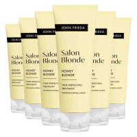 6X John Frieda Salon Blonde Tone Perfecting Treatment Honey 120 ml