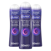 3X Durex Glijmiddel Perfect Gliss 50 ml
