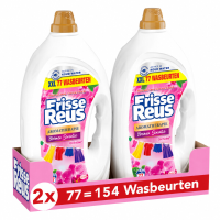 2X Witte Reus Wasmiddel Frisse Reus Gel Orchidee 77 Wasbeurten 3,465 liter