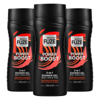3X Body X Fuze Douchegel 3in1 Power Boost 300 ml