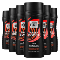 6X Body X Fuze Douchegel 3in1 Power Boost 300 ml