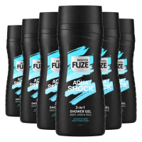6X Body X Fuze Douchegel 3in1 Aqua Shock 300 ml