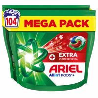 2X Ariel Wasmiddel Pods Platinum Extra Stain Removal 52 stuks