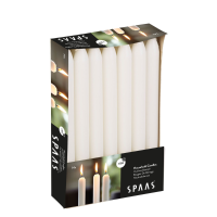 SPAAS Dinerkaarsen Wit 14 stuks