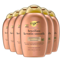 6X OGX Brazilian Keratin Smooth Conditioner 385 ml